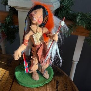 Vintage Native American Annalee 1995 Tall 10”